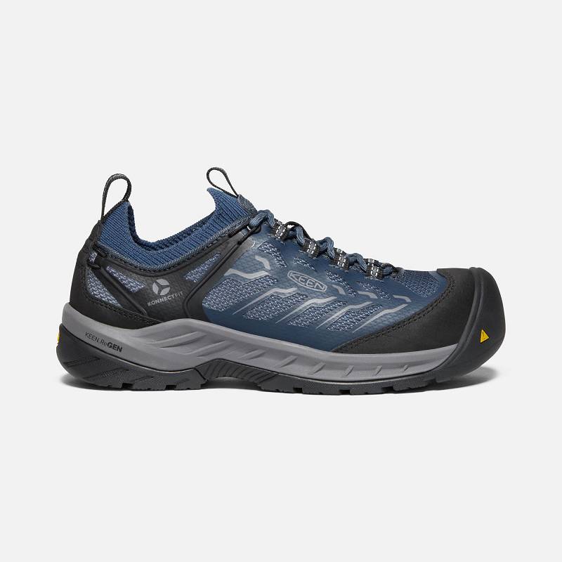 Keen Flint II Carbon-Fiber Toe Sicherheitsschuhe Damen DE-20489 Midnight Navy/Steel Grey - Keen Dame